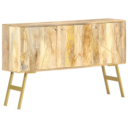vidaXL Credenza 118x30x75 cm in Legno Massello di Mango