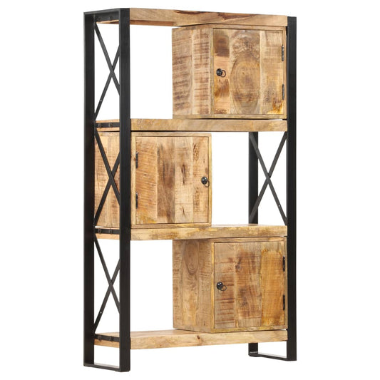 vidaXL Libreria 90x30x150 cm in Legno Massello di Mango