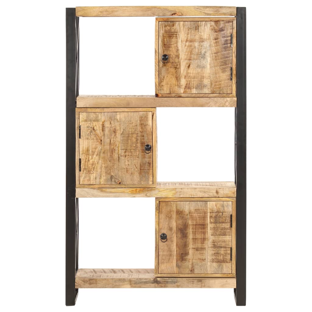 vidaXL Libreria 90x30x150 cm in Legno Massello di Mango