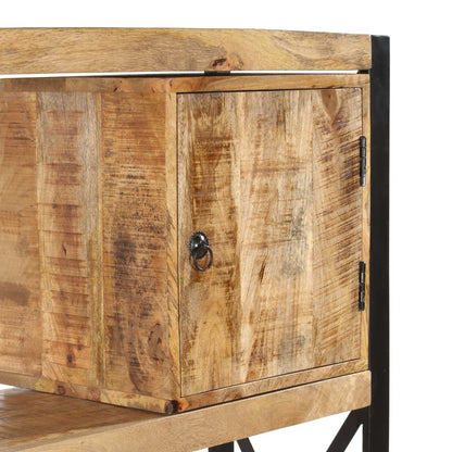 vidaXL Libreria 90x30x150 cm in Legno Massello di Mango