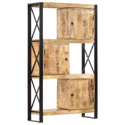 vidaXL Libreria 90x30x150 cm in Legno Massello di Mango