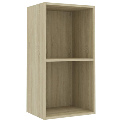 vidaXL Libreria 5 Ripiani Rovere Sonoma 40x30x76,5cm Legno Multistrato