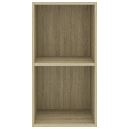 vidaXL Libreria 5 Ripiani Rovere Sonoma 40x30x76,5cm Legno Multistrato