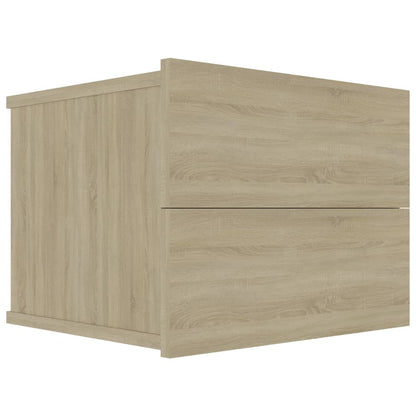 vidaXL Comodino Rovere Sonoma 40x30x30 cm in Legno Multistrato