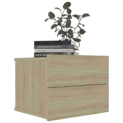 vidaXL Comodino Rovere Sonoma 40x30x30 cm in Legno Multistrato