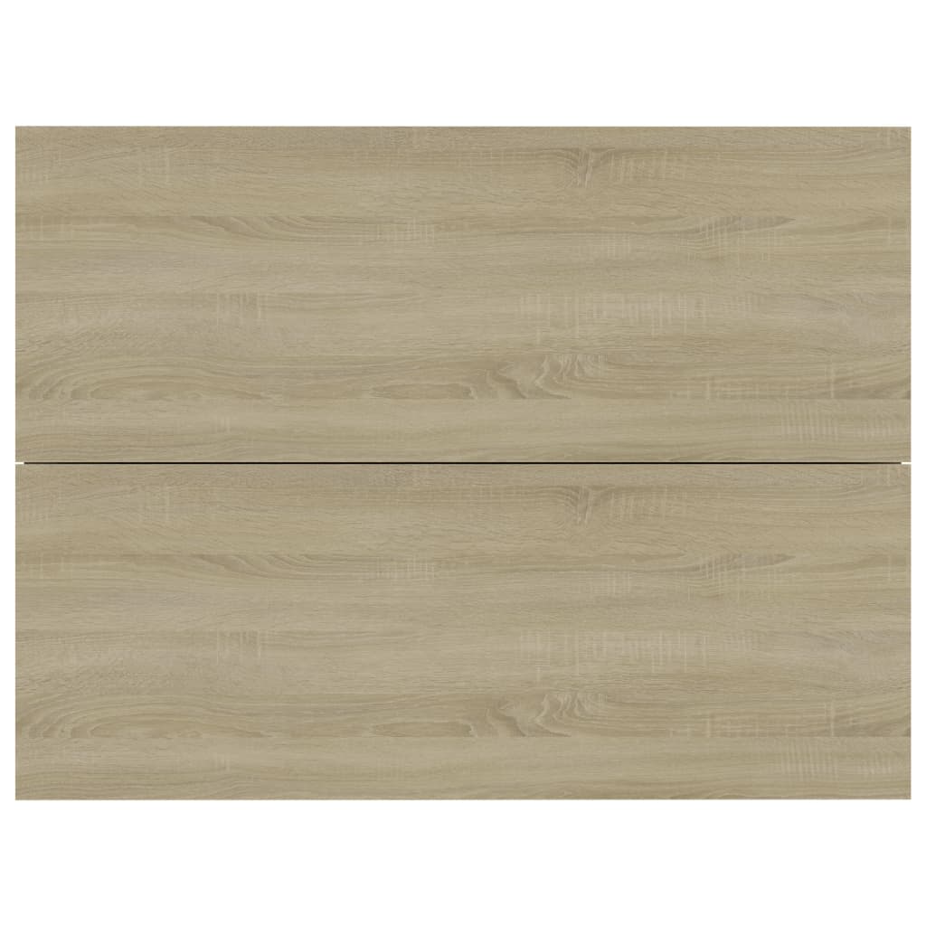 vidaXL Comodino Rovere Sonoma 40x30x30 cm in Legno Multistrato
