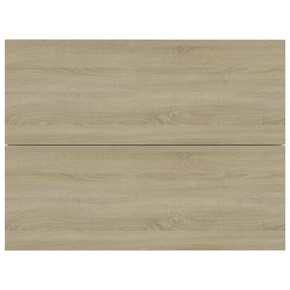 vidaXL Comodino Rovere Sonoma 40x30x30 cm in Legno Multistrato