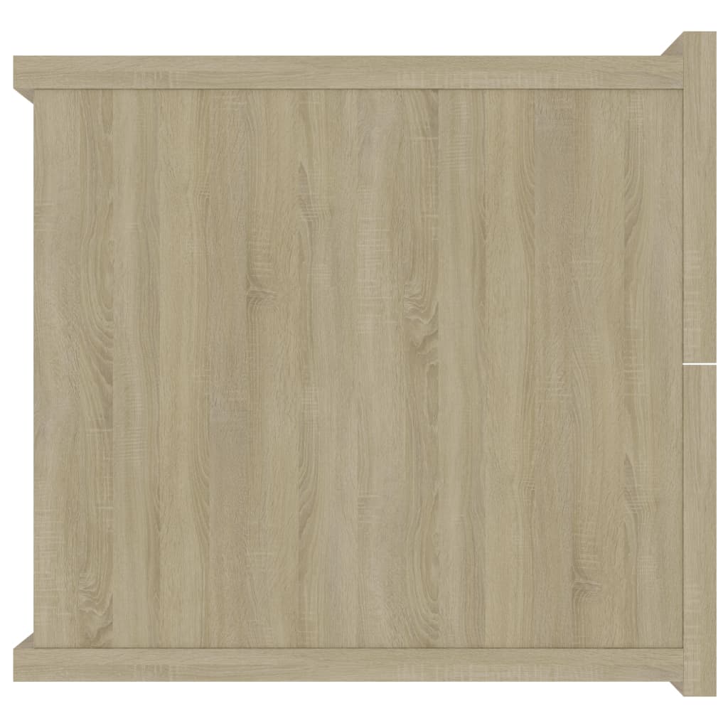 vidaXL Comodino Rovere Sonoma 40x30x30 cm in Legno Multistrato