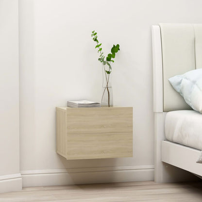 vidaXL Comodino Rovere Sonoma 40x30x30 cm in Legno Multistrato