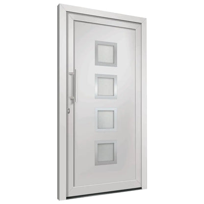 vidaXL Porta di Ingresso Bianca 98x208 cm VIDAXL