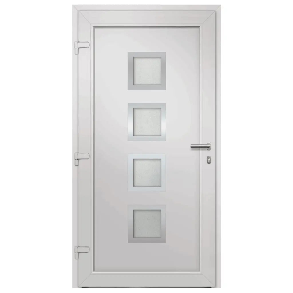 vidaXL Porta di Ingresso Bianca 98x208 cm VIDAXL
