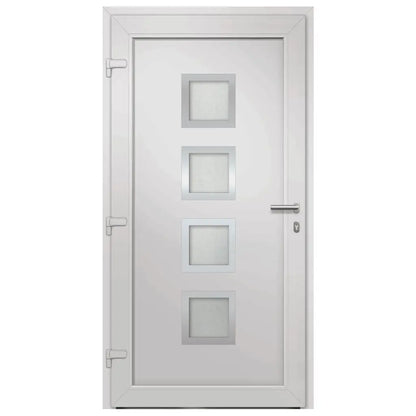 vidaXL Porta di Ingresso Bianca 98x208 cm VIDAXL