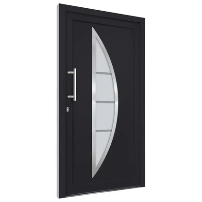vidaXL Porta di Ingresso Antracite 98x208 cm VIDAXL