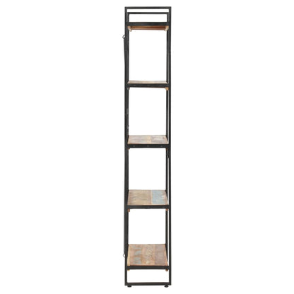 vidaXL Libreria a 5 Ripiani 90x30x180 cm in Legno Massello di Recupero VIDAXL