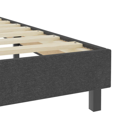 vidaXL Letto a Molle Grigio in Tessuto 120x200 cm