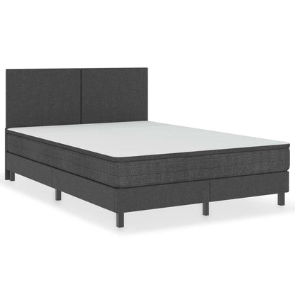 vidaXL Testiera Letto Grigio Scuro in Tessuto 160x200 cm