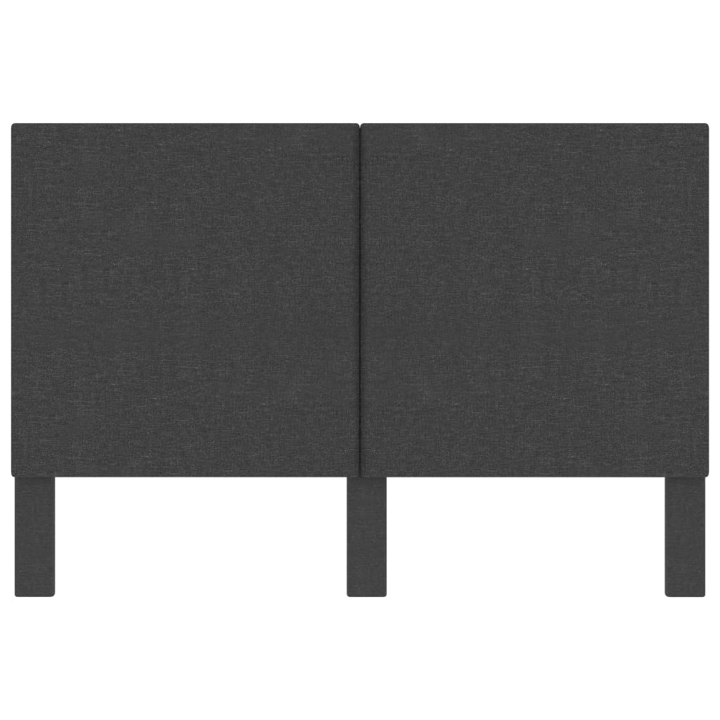 vidaXL Testiera Letto Grigio Scuro in Tessuto 160x200 cm