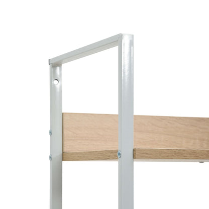 vidaXL Scaffale Libri 5 Ripiani Rovere 60x27,6x158,5 Legno Multistrato