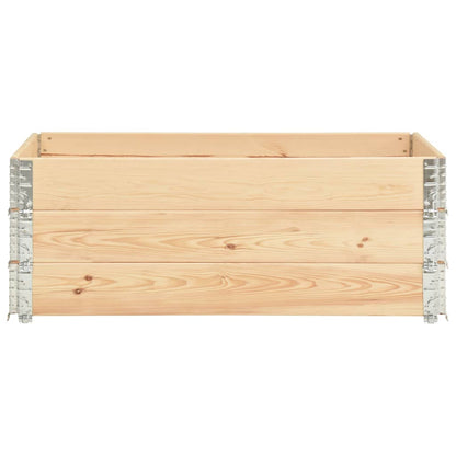 vidaXL Collari per Pallet 3 pz 50x150 cm in Legno Massello di Pino