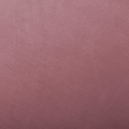 vidaXL Sedia a Dondolo Rosa in Velluto