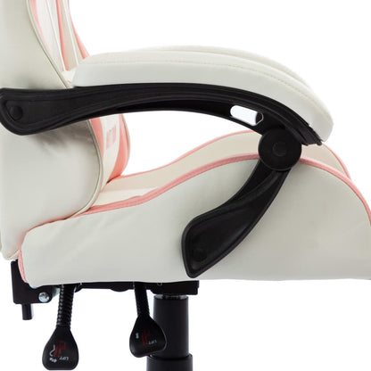 vidaXL Sedia da Gaming Rosa in Similpelle