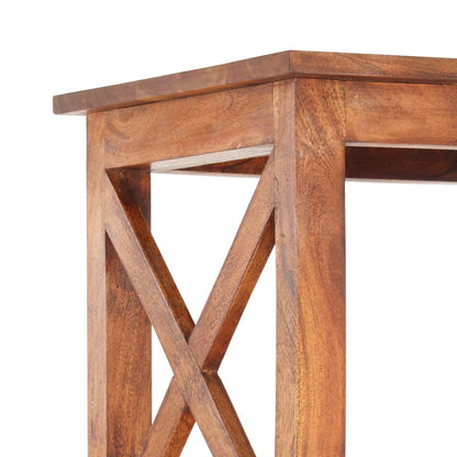 vidaXL Libreria 100x30x180 cm Legno Massello Acacia Finitura Ambra