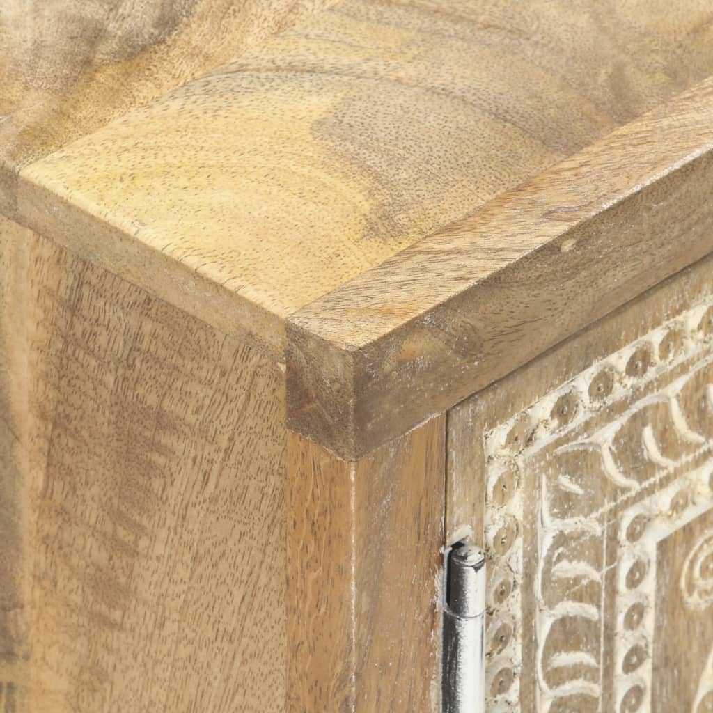 vidaXL Tavolino da Salotto 90x50x35 cm in Legno Massello di Mango