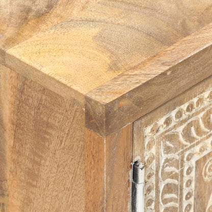 vidaXL Tavolino da Salotto 90x50x35 cm in Legno Massello di Mango