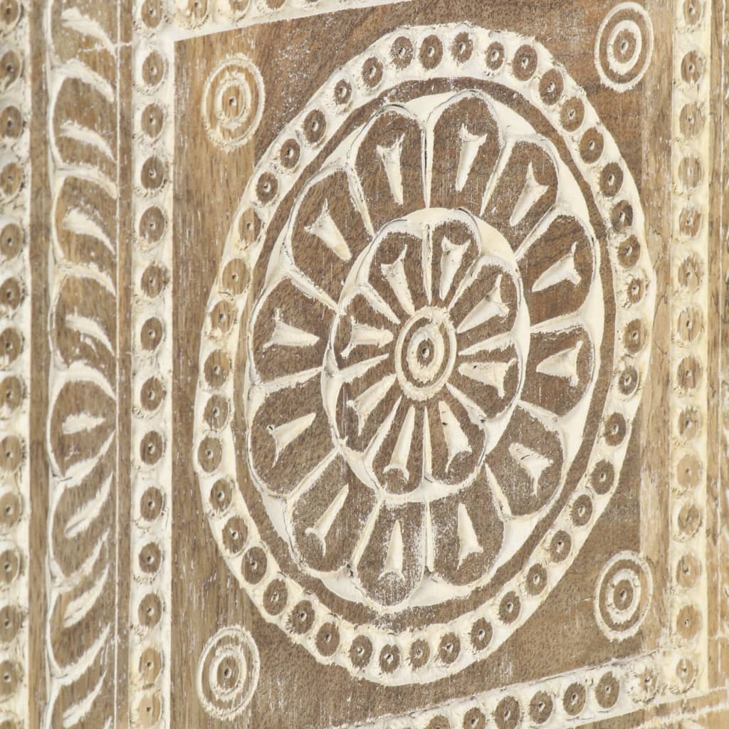vidaXL Tavolino da Salotto 90x50x35 cm in Legno Massello di Mango
