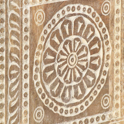 vidaXL Tavolino da Salotto 90x50x35 cm in Legno Massello di Mango