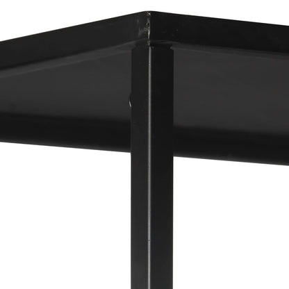 vidaXL Libreria 60x35x180 cm in Legno di Mango Grezzo e Ferro