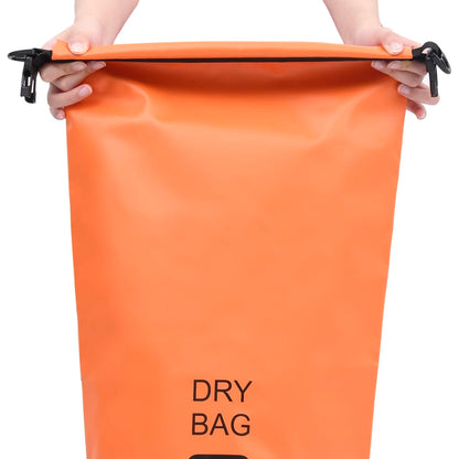 vidaXL Borsa Impermeabile Arancione 20 L in PVC