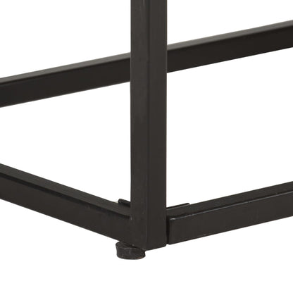 vidaXL Mobile Porta TV 130x30x45 cm in Legno Massello di Mango Grezzo
