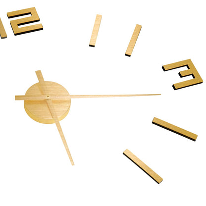 vidaXL Orologio da Parete 3D Design Moderno Oro 100 cm XXL