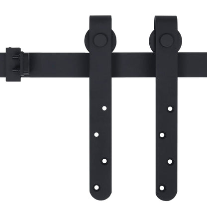 vidaXL Kit Mini Anta Scorrevole Armadio in Acciaio al Carbonio 183 cm
