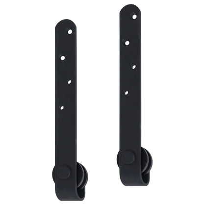 vidaXL Kit Mini Anta Scorrevole Armadio in Acciaio al Carbonio 183 cm