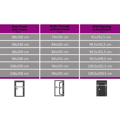 vidaXL Porta d'Ingresso in Alluminio e PVC Antracite 100x200 cm VIDAXL