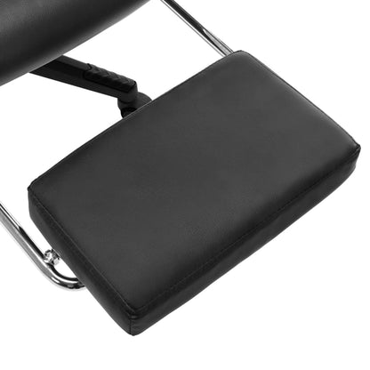 vidaXL Sedia da Gaming con Poggiapiedi Nera e Oro in Similpelle