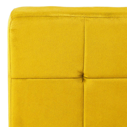 vidaXL Poltrona Relax 65x79x87 cm Giallo Senape in Velluto