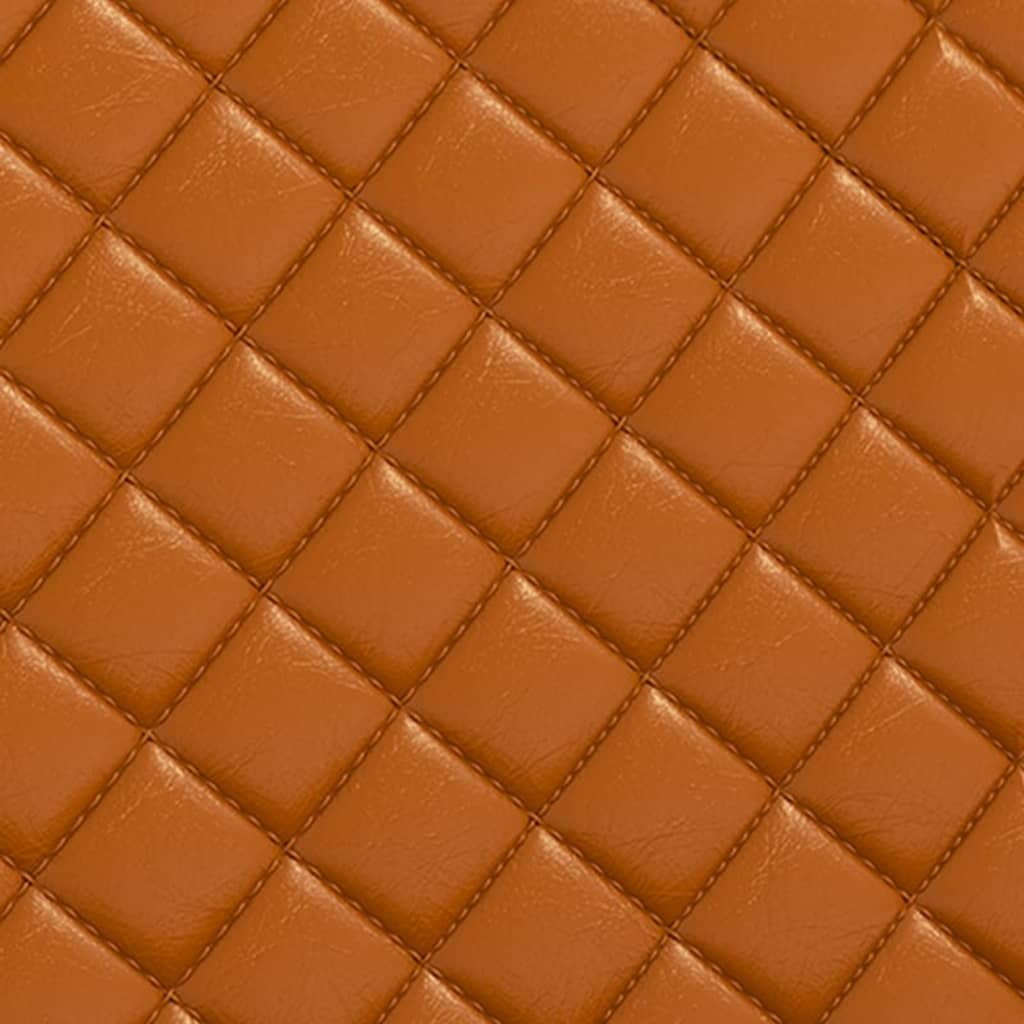 vidaXL Sedia a Sbalzo Marrone in Similpelle