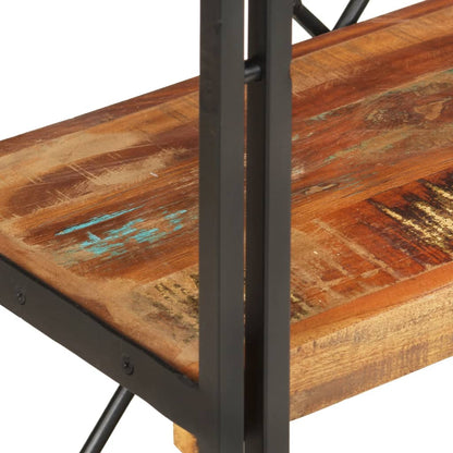 vidaXL Libreria a 3 Ripiani 60x30x80 cm in Massello di Recupero