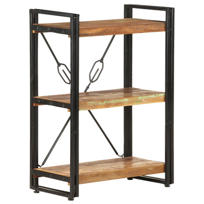 vidaXL Libreria a 3 Ripiani 60x30x80 cm in Massello di Recupero