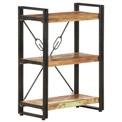 vidaXL Libreria a 3 Ripiani 60x30x80 cm in Massello di Recupero