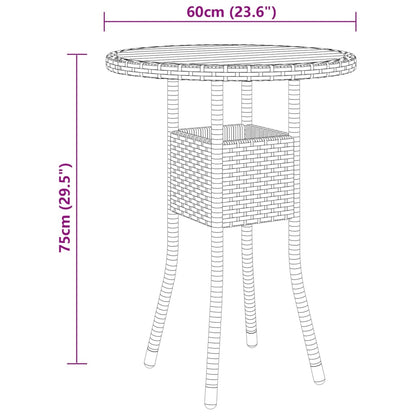 vidaXL Set Divani da Giardino 5 pz in Polyrattan Grigio