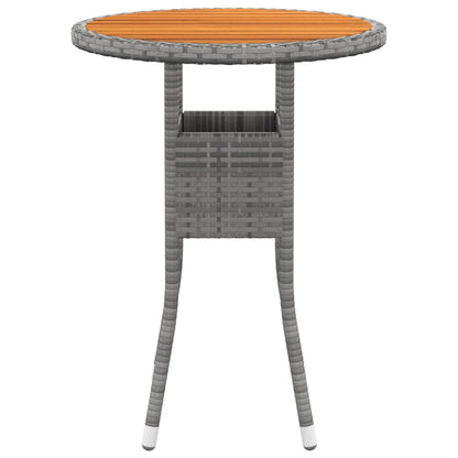 vidaXL Set Divani da Giardino 5 pz in Polyrattan Grigio