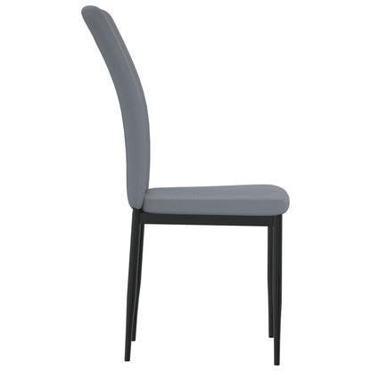 vidaXL Sedie da Pranzo 2 pz Grigio Chiaro in Velluto