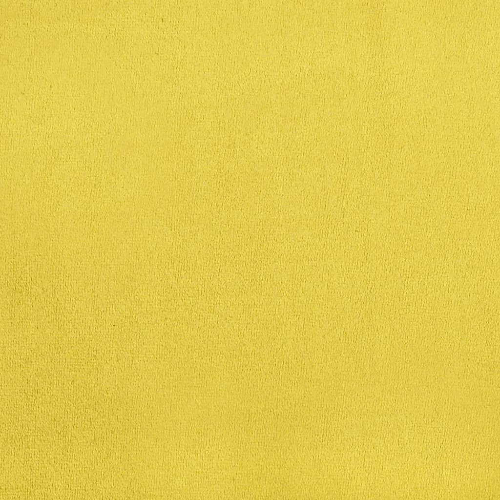 vidaXL Sedie da Pranzo 2 pz Giallo Senape in Velluto