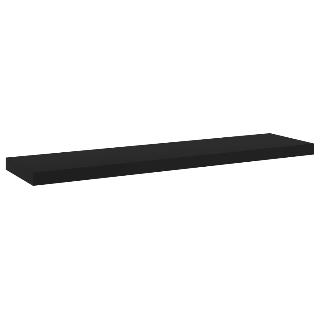 vidaXL Ripiani per Libreria 8pz Neri 40x10x1,5cm in Legno Multistrato