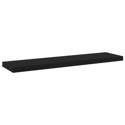 vidaXL Ripiani per Libreria 8pz Neri 40x10x1,5cm in Legno Multistrato