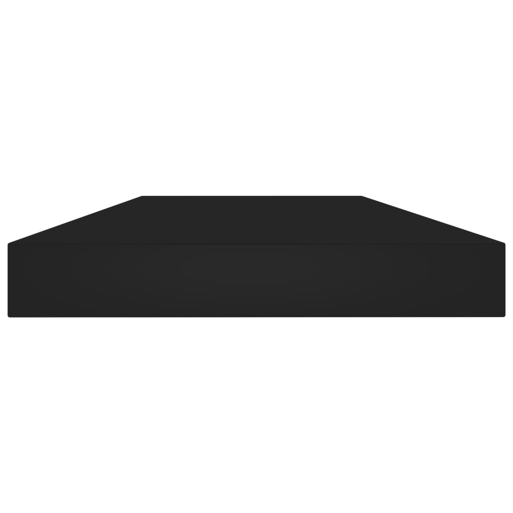 vidaXL Ripiani per Libreria 8pz Neri 40x10x1,5cm in Legno Multistrato